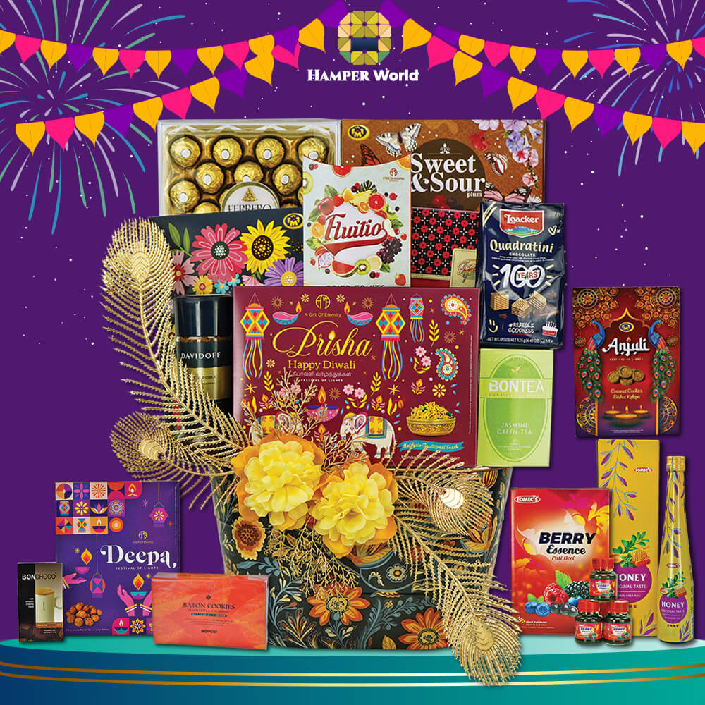 Hamper World Deepavali Basket Hamper Vegetarian