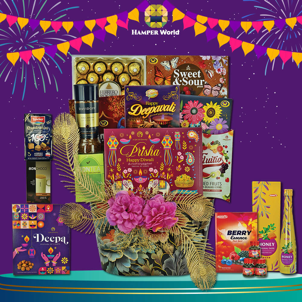 Hamper World Deepavali Basket Hamper Vegetarian