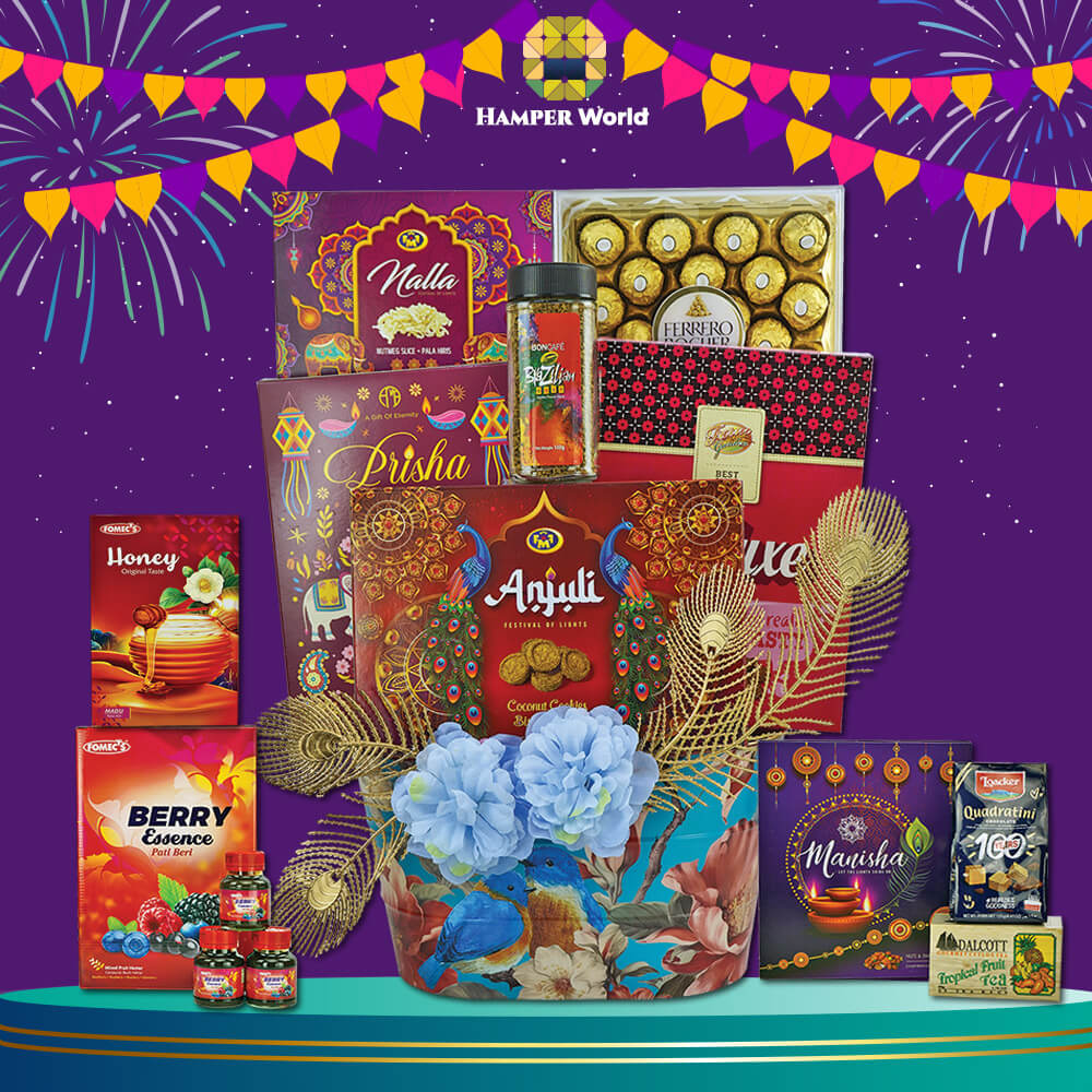 Hamper World Deepavali Basket Hamper Vegetarian