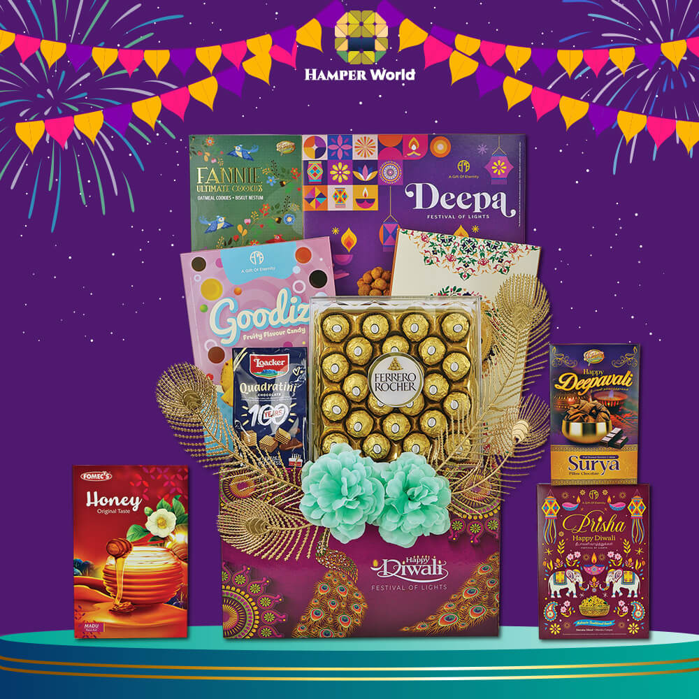 Hamper World Deepavali Basket Hamper Vegetarian