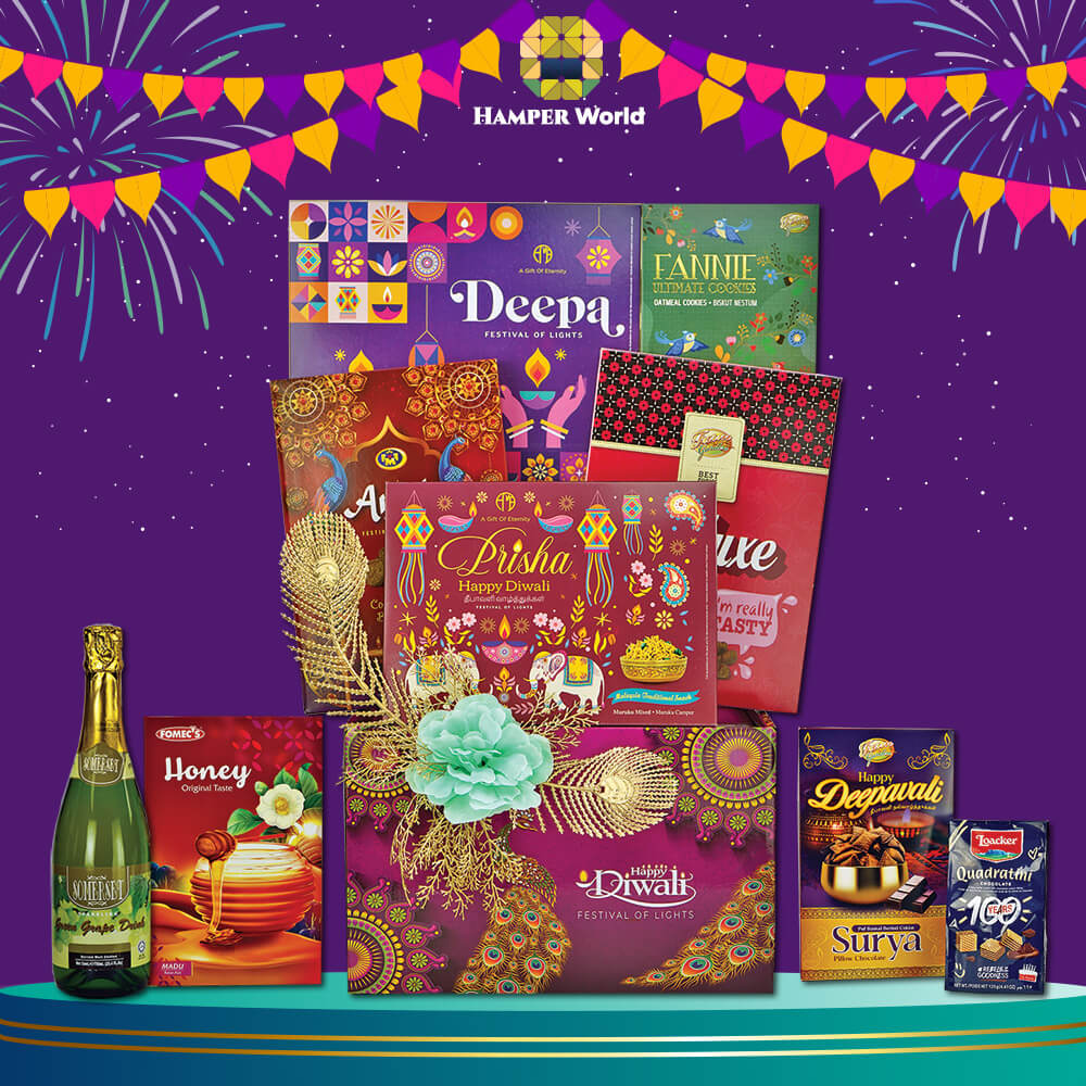 Hamper World Deepavali Basket Hamper Vegetarian
