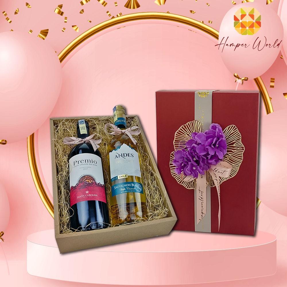 Hamper World Birthday Personalized wine gift